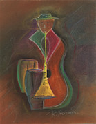 Jazz Cubano Pastel by Raymond Fernandez