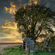July 2024 Prairie Outhouse Photograph by Alain Zarinelli