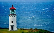Kilauea Lighthouse Stormy Seas Photograph by Debra Banks