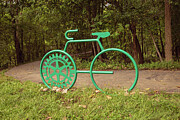 Kirkwood Rotary Bike Sculpture in Saint Louis, Missouri Photograph by Robert Niemeier