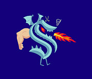 Krakdor Digital Art by Chad Thunberg