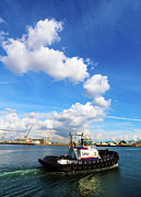 L.A. Harbor At Work Photograph by Joe Schofield