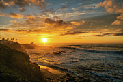 La Jolla Golden Hour Seascape in San Diego Photograph by Abigail Diane Photography
