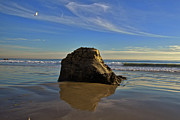 Large Shoreline Rock in Malibu Photograph by Matthew DeGrushe