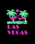 Las Vegas Retro Digital Art by Flippin Sweet Gear