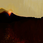 Last Light Digital Art by Gina Harrison