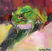 Leap Ahead III Painting by Radha Rao