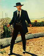 Lee Van Cleef - For A Few Dollars More Digital Art by Antonios Valamontes