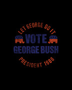 Let George Do It 1988 Retro Digital Art by Flippin Sweet Gear