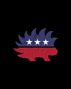Libertarian Porcupine Digital Art by Flippin Sweet Gear