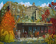 Lincoln Hall Digital Art by EvanArt - Evan Miller