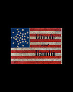 Lincoln Hamlin Retro Digital Art by Flippin Sweet Gear