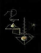 Linguistic Materialization Drawing by Raymond Fernandez