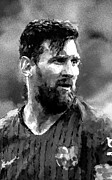 Lionel Messi plays as forward for Inter Miami Digital Art by Gradify Creations