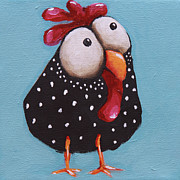 Little Chicken Painting by Lucia Stewart