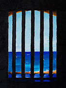 Locked Inside the Castle Walls Painting by Michel Cruz-Garcia
