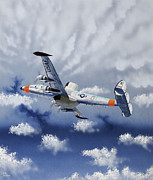 Lockheed EC-121 Constellation Painting by Steve Ferguson
