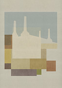 London Squares - Battersea Mixed Media by BFA Prints