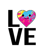 Love Kawaii Digital Art by Flippin Sweet Gear