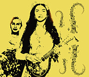 Lute players Digital Art by Gradify Creations