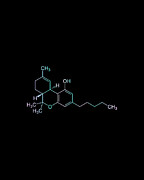 Magical THC Molecule Cannabis Digital Art by Flippin Sweet Gear