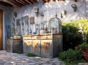 Magician's Workbench Digital Art by Eris and AI