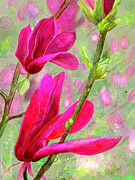 Magnolia Spring Digital Art by Gina Harrison
