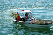 Maine Lobstermen Photograph by Steve Templeton