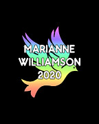 Marianne Williamson For President 2020 Rainbow Dove Digital Art by Flippin Sweet Gear