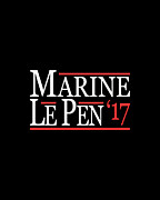 Marine Le Pen 2017 Digital Art by Flippin Sweet Gear