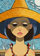 Marisol Painting by Oscar Ortiz