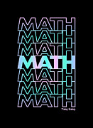 Math Retro Mathematics Digital Art by Flippin Sweet Gear