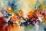 Matthew 5 10. Blessed are the Persecuted. Abstract Christian Wall Art Painting by Mark Lawrence