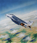 McDonnell Douglas F-4 Phantom II Painting by Steve Ferguson