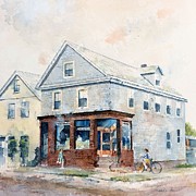 Merola's Market Painting by Amanda Amend
