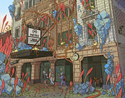 Metro Chicago Digital Art by EvanArt - Evan Miller