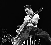 Social Distortion's Mike Ness playing Metal Poster by David