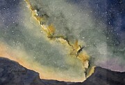 Milky Way - New Mexico June 2025 Painting by Judy Strickland