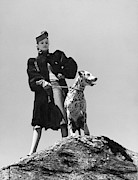 Model With Dalmation Photograph by Toni Frissell