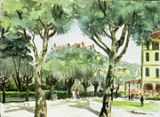 Montecatini Alto #1 Painting by Sheila Parsons