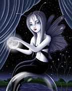 Moon Maiden Digital Art by Valerie White