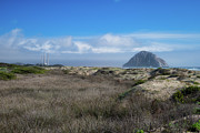 Morro Rock looking over Sand Dunes Photograph by Matthew DeGrushe