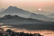 Mount Phousi Sunset Photograph by Steven Dos Remedios