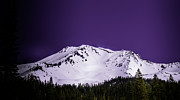 Mount Shasta Magenta Photograph by Blake Webster