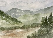 Mountain Magic Painting by Judy Strickland