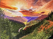 Mountain Splendor Pastel by Marlene Little