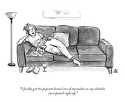 My Schedule Just Opened Up Drawing by Ali Solomon