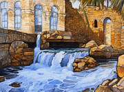 New Building Preserving Some Of The Old Mill Digital Art by Eris and AI