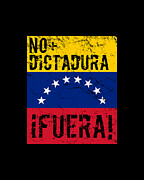 No Dictadura Fuera Madura Protest Digital Art by Flippin Sweet Gear