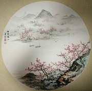 NO.9 Beautiful Spring River Painting by Gang Zhao